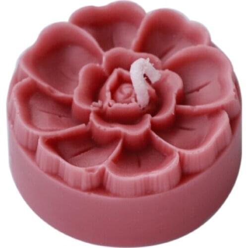 Flower Shape Carnations Silicone Candle Molds Handmade Mothers Gift DIY Candle Molds For Candle Making Moldes