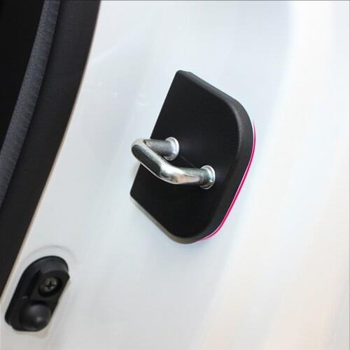 Car styling ! Car Door Lock Cover Protecting Cover Fit For Suzuki SX4 S-Cross Jimmy Splash Swift Alto(09-13) 4 Pcs/Set