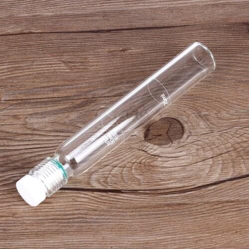 100ml glass total phosphorus total nitrogen screw colorimetric tube, screw glass pressure bottle for lab