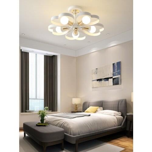 Bedroom lamp simple modern living room room lamp creative crystal warm and romantic restaurant ceiling lamp