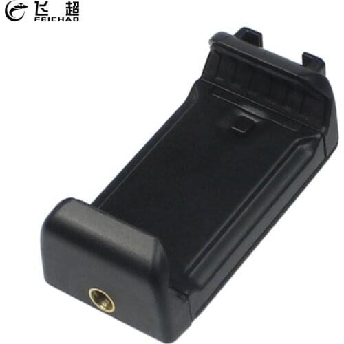 Universal Mobile Phone Clip Adapter with Cold Shoe 1/4 Screw Hole for Tripod Monopod Holder Clamp Bracket Stand Holder Mount