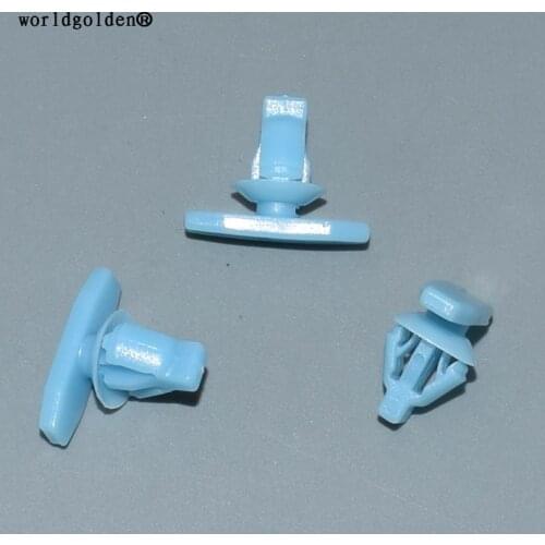 Worldgolden 100pcs fasteners Front Door Weather-Strip Clip for HONDA#90651-TP8-003(90651TP8003)