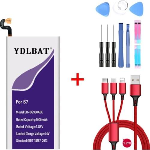 YDLBAT 3000mAh EB-BG930ABE Battery for Samsung Galaxy S7 G930F G9300 G930