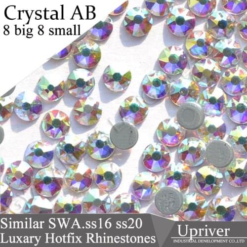 10 Gross New Arrival 8+8 16Facets Top Quality Crystal AB Hotfix Rhinestones