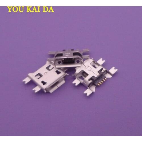 30-500PCS micro mini USB Connector wholesale for mobile phone tablet 5PIN Fixed foot SOP-4 Sinking 1.17mm