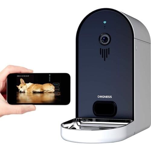 Automatic Dog Pet Feeder With Camera WiFi 6L Large Capacity App Control Food Dispenser interactive cat feeder bowl pet supplies