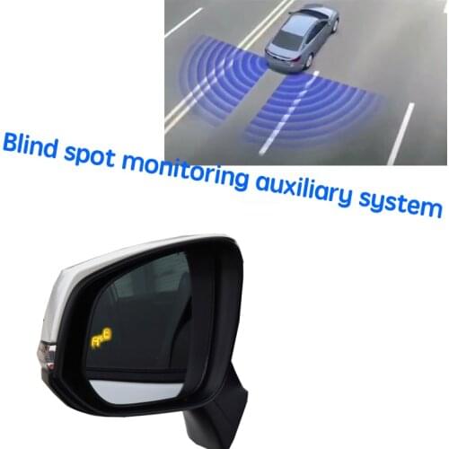 Car BSD BSM BSA Blind Area Spot Warning Drive Mirror Rear Radar Detection System For TOYOTA RAV 4 RAV4 XA50 2018~2020