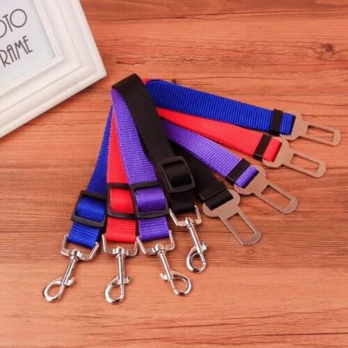 New Adjustable Pet Dog Cat Car Travel Safety Seat Belt Dogs Belt