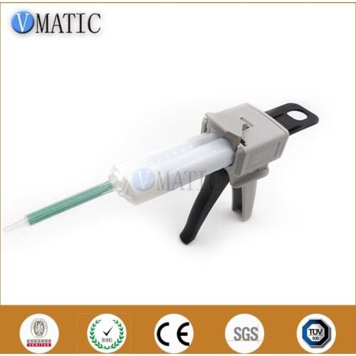 Free Shipping AB Glue Mixing Dispensing Gun for 50ml 50cc Epoxy & Adhesive Cartridges (1:1 & 2:1 Ratios)