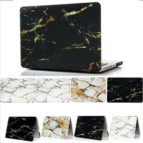 Marble Texture Hard Cover Case For Apple Macbook Air 11 13 Pro 12 13 15.4 Retina Marbling Laptop Sleeve for Mac 13.3 15 16