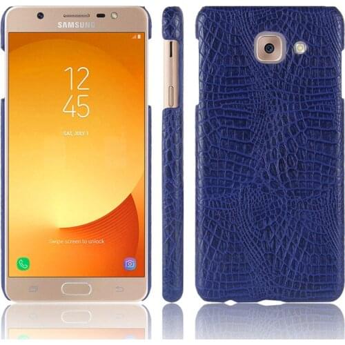 For Samsung J7 Max G615F Case Crocodile Grain Hard PC+TPU Surface Back Cover Case for Samsung Galaxy J7 Max Hard Cover Protector
