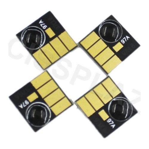 CISSPLAZA 4COLOR compatible for HP970 971 ink cartridge permanent chip for hp Officejet Pro X451dn X551dw X476dn X576dw printer