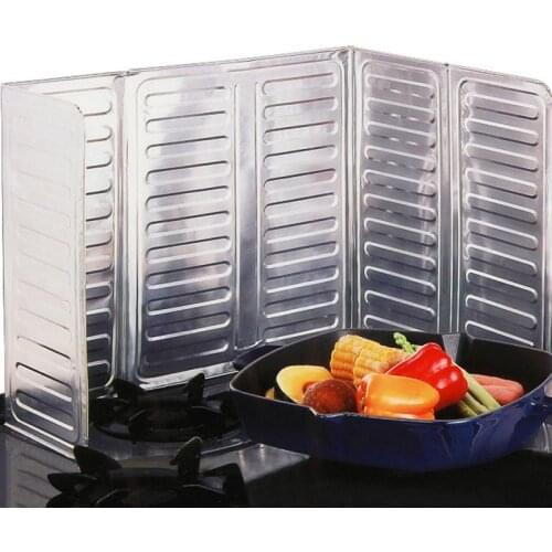 Aluminum Foil Splatter Screens Non-stick Splatter Shield Oil Cooking Tools Kitchen Guard Kitchen 84*33cm Gadget Splash JK00 B0V9