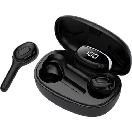 Heaton T9S Mini Bluetooth Earphone V5.0 with Mic Bass Wireless Sports Headsets with Charging Box