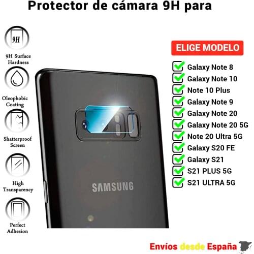 Camera Protector for Samsung Galaxy Note 8 10 20 5G S21 S20 Plus Ultra. Clear tempered glass for Mobile