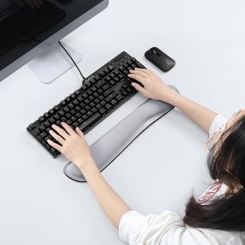 CatXaa 1 piece Silicone Soft Wrist Rest Pad Protect Wrist Soreness Hand Pad for Long Time Work With Computer Gaming