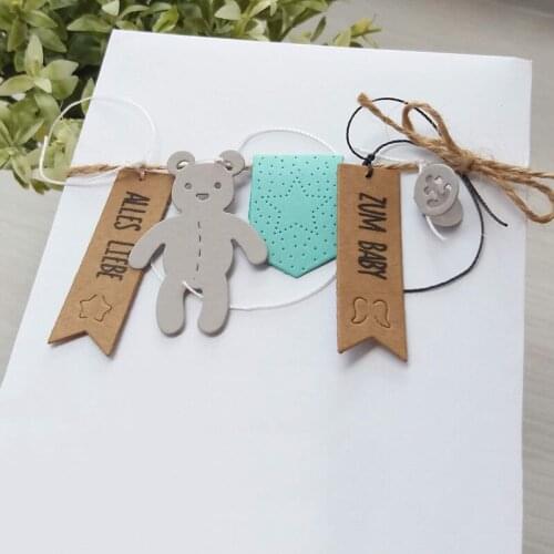 Metal cutting dies cut die mold heart tag decoration Scrapbook paper craft knife mould blade punch stencils dies