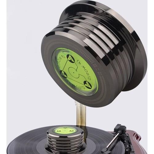 50Hz Record Player LP Disc Stabilizer Metal Vinyl Turntable Weight Clamp Metal Disc Stabilizer for Records Player Accessories