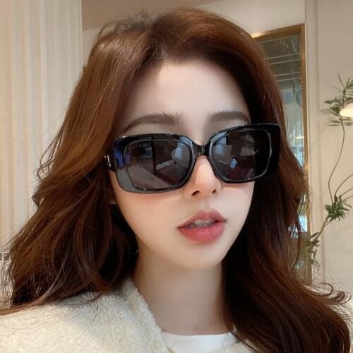 Square Frame Fashion Sunglasses Women 2021 Retro Vintage Design Wholesale Bulk Shades Sun Glass For Women