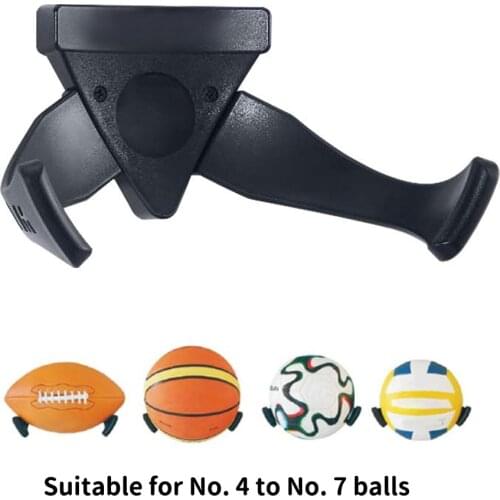 Basketball Holder Wall Mounted Ball Display Basketball Storage Placement Decorative Storage Hanging Collection Football Rack