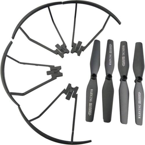 Upgraded Main Blade Propellers for TIANQU VISUO XS809 XS809HC XS809HW XS809W Drone CCW CW Propeller Guard Protectors Replacement