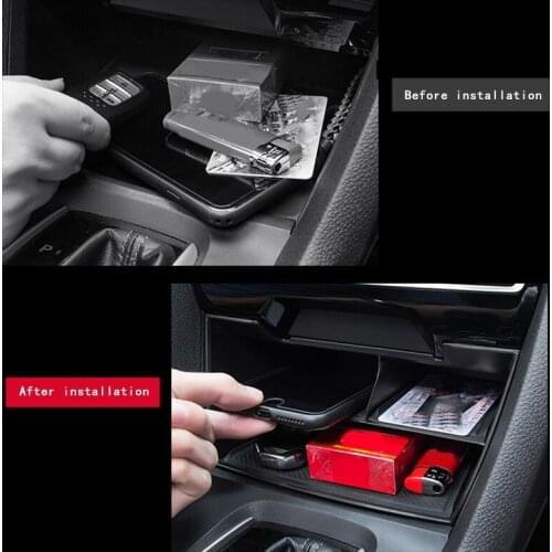 Center Console Organizer Materials Tray Armrest Storage Box Glove Pallet Container for Honda 10Th Gen Civic