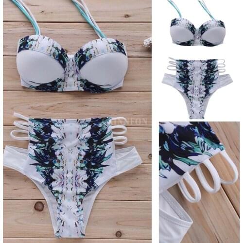 20Pcs/Lot Sexy Women Bikini Set Bathing Suit Bandage Swimwear Push-up Swimsuit