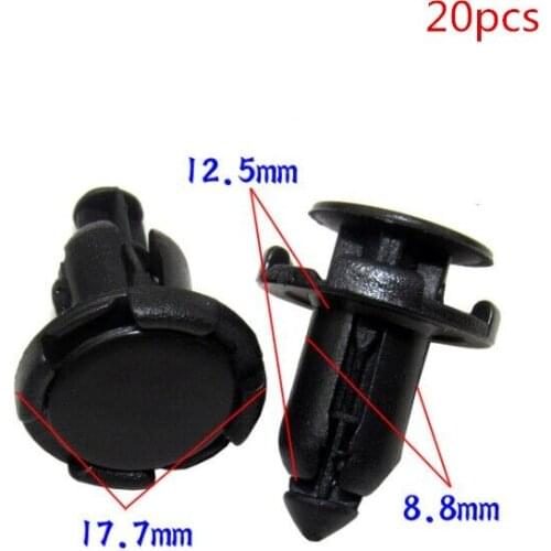 Fit for 02-15 mitsubishi lancer outlander montero goran pajero wing god bumper/fender buckle 20pcs