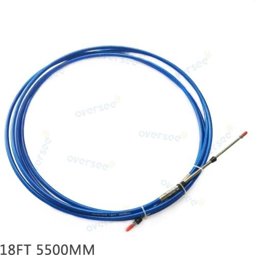 OVERSEE Outboard Throttle Shift Cable, Remote Control Box Cable 18 Ft For Yamaha Tohatsu Outboard Engine