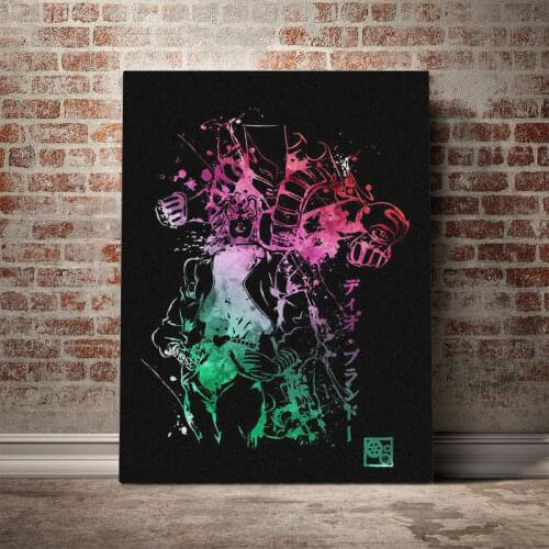 Dio brando Jojo no Kimyona Boken poster Canvas Wall Art Decoration prints for living Kid Children room Home bedroom decor