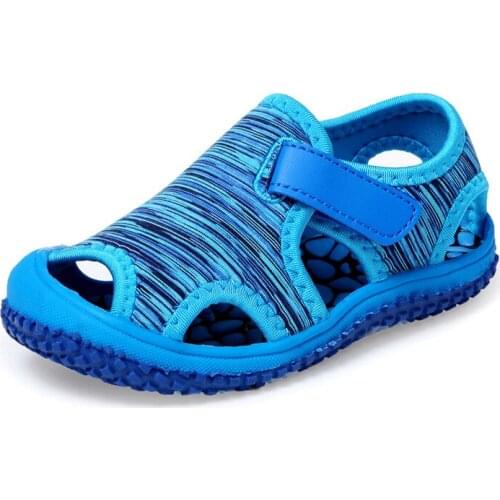 Summer Baby Girls Boys Sandals Children Beach Sandals Soft Bottom Non-slip Infant Shoes Kids Outdoor Anti-collision Comfortable