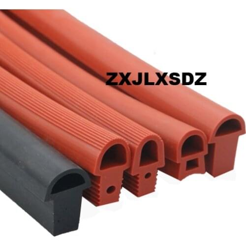 Mushroom Head Silicone Strip High Temperature Resistant T Shape Silicone Rubber Sealing Strip For Vacuum Machine Dryer