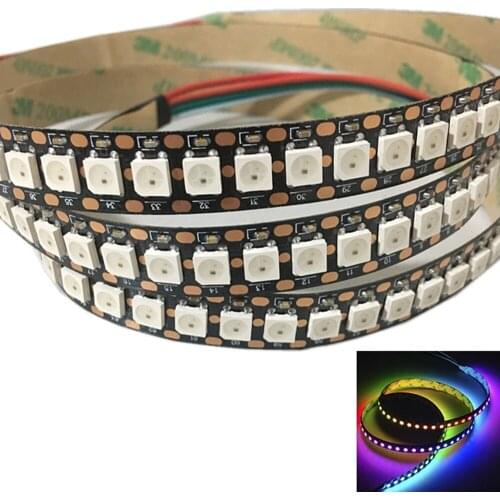 LED Waterproof 1/2M 2812 Full Color 30 60 96 144 LED Pixel/M SMD 5050 Built-in IC Programmable Addressable 5V Strip lights IP68
