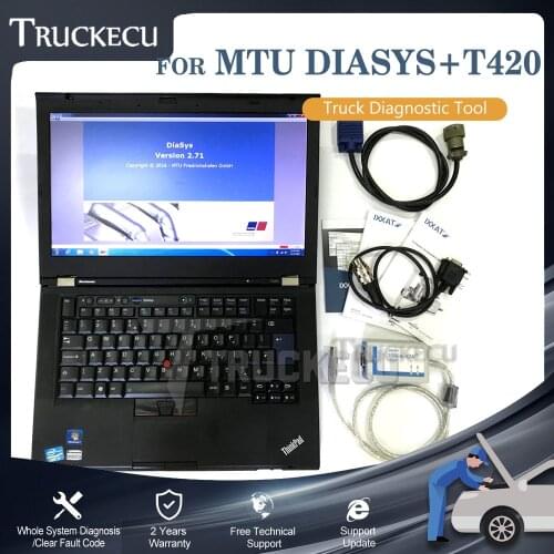 T420 laptop For MTU USB-to-CAN V2 COMPACT IXXAT MTU DiaSys+MUT ADEC MDEC for MTU diagnostic tool MTU Diagnostic Kit MTU Diasys