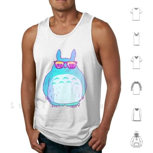 Totoro tank tops vest sleeveless My Neighbor Totoro Japan Japanese Anime Studio Ghibli Ghibli Totoro