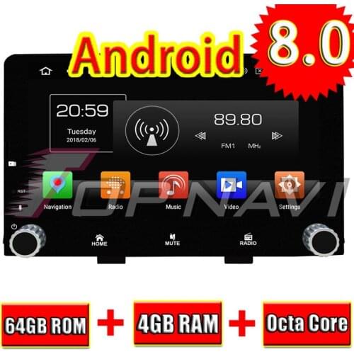 Topnavi Octa Core Android 8.0 Car Autoradio Player for KIA RIO 2017-2018 Magnitol Video Stereo 2Din GPS Navigation Stereo NO DVD