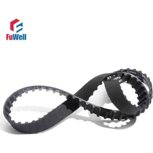 XL Timing Belt Black Rubber Belt 282/284/286/290/292/294XL 10mm/15mm Belt Width Closed Loop XL Type Toothed Pulley Belt