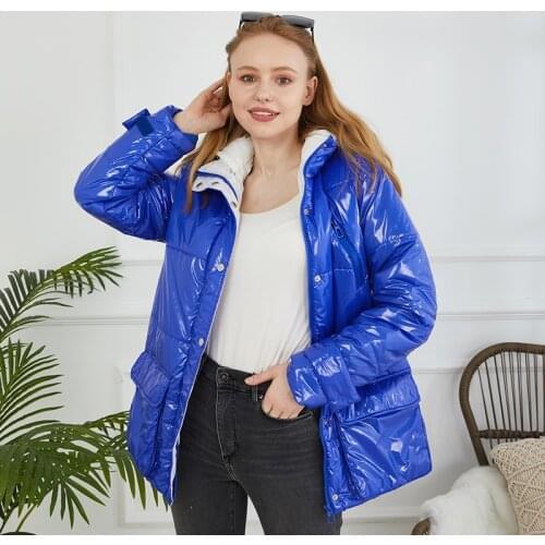 Winter New Literary Down Jacket Women Waist Hooded Lady Style Down Jacket Women 2021 Simple Pure Color Short Casual Down Jacket