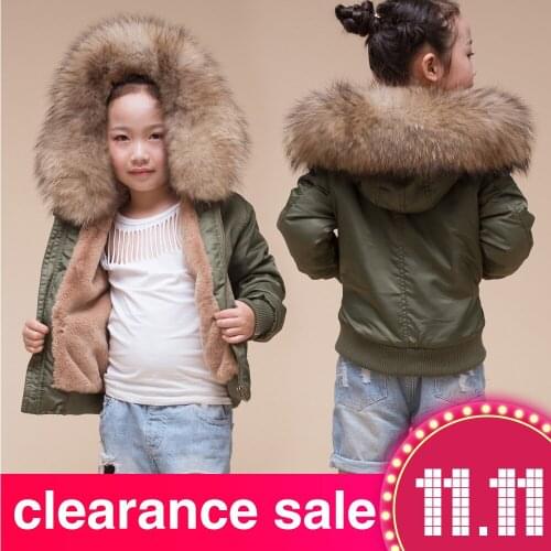 Winter Down Jacket for Girls Clothes parka real Fur Hooded Russian Winter Coat 2019 New Children Outerwear Long Teenage clothing