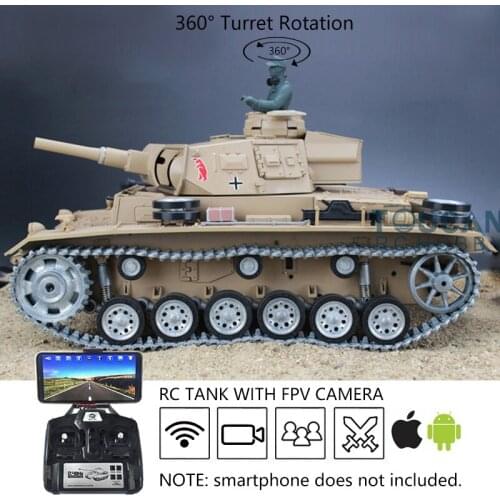1/16 Heng Long FPV 6.0 Customized Panzer III H RC Tank 3849 Metal Track Wheel TH16136-SMT4