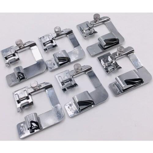 1pcs 11-25 cm Domestic Sewing Machine Foot Presser Household Sewing Machine Parts Accessories Rolled Hem Crimping Feet