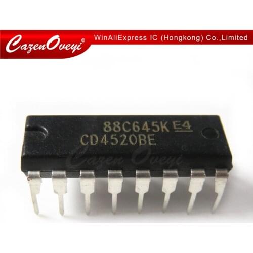10pcs/lot CD4518BE CD4518 CD4520BE CD4520 CD4521BE CD4521 DIP-16 In Stock
