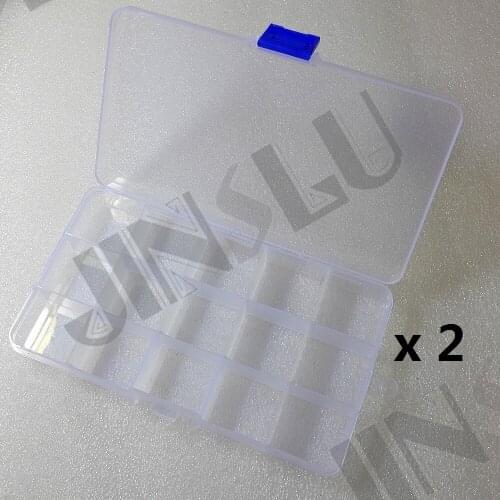 2PK Toolbox Casket Parts Box Mig Torch Mig Gun Welding Tip Adjustable Storage Box 17cm 10cm 2.7cm SALE1