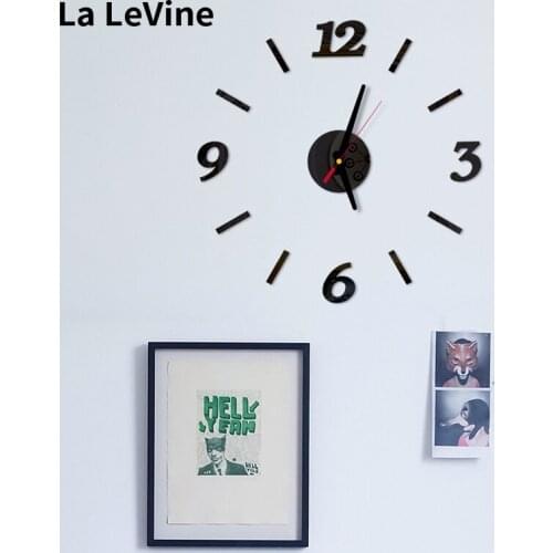 Wall Clock Acrylic Diy Small Size Mirror Wall Clock 3d Modern Minimalist Clock Art Personality Wall Sticker Clock Modern Mute
