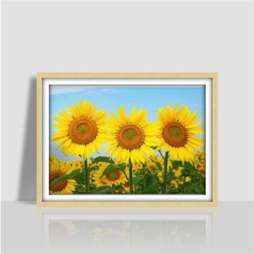 Diamond Painting Sunflowers Best Handmade Gift 5D DIY Diamond Mosaic Kit Floral Diamond Embroidery Cross Stitch Rhinestone