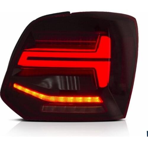 VLAND factory for Car Tail Lamp for VW POLO Tail light 2011 2012 2013 2014 2015 2016 2017 for POLO LED Rear light moving signal
