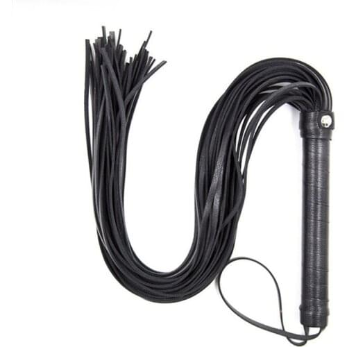 BDSM Leather Fetish Bondage Sex Whip Flogger Sex Toys for Couples Spanking Paddle Sexy Policy Knout Adult Games