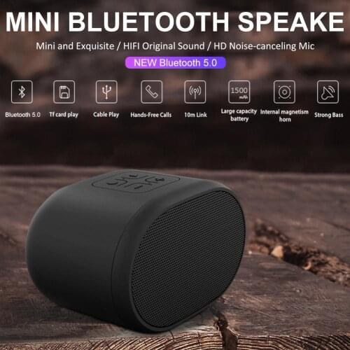 Wireless Bluetooth Portable Mini Audio TWS Sub Woofer with TF Card