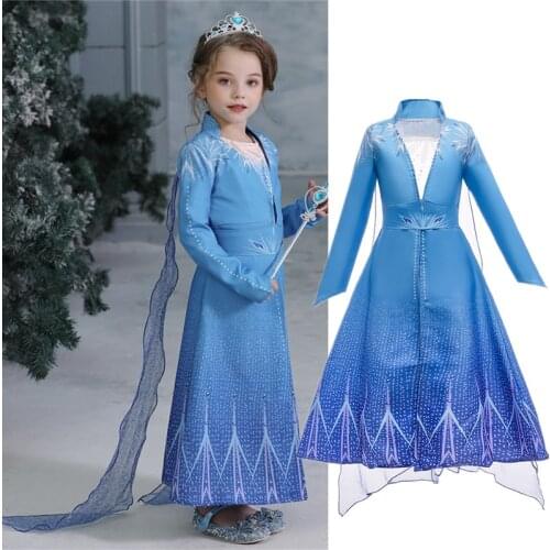 Girls Princess Costume For Kids Halloween Cosplay Dress Up Children Fantasia Robe Fille Disguise Christmas Dresses