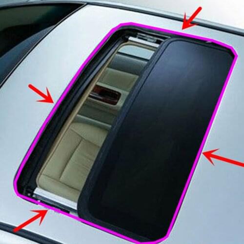 3M Car Window Sealant Rubber Sunroof Triangular Window Sealed Strips Seal Trim For Audi BMW Mercedes-Benz Cadillac